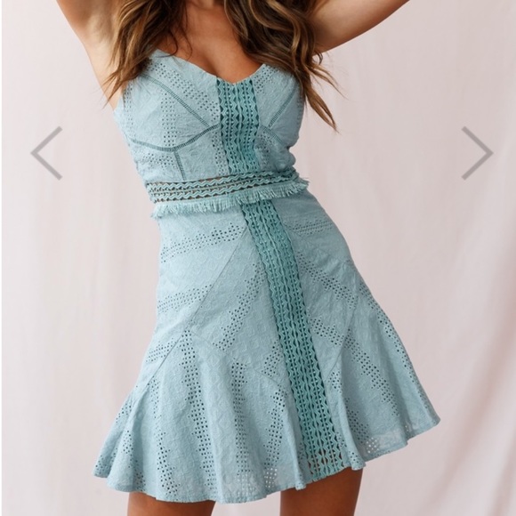 SOLD Hello Molly 🌸 Sunset Sahara Sage Dress - Picture 3 of 9